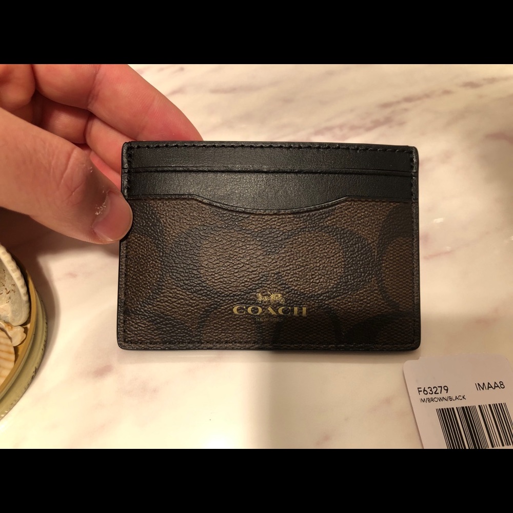 Coach card case